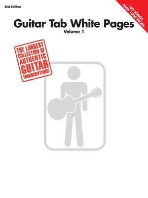 cover image of Guitar Tab White Pages--Volume 1  (Songbook)